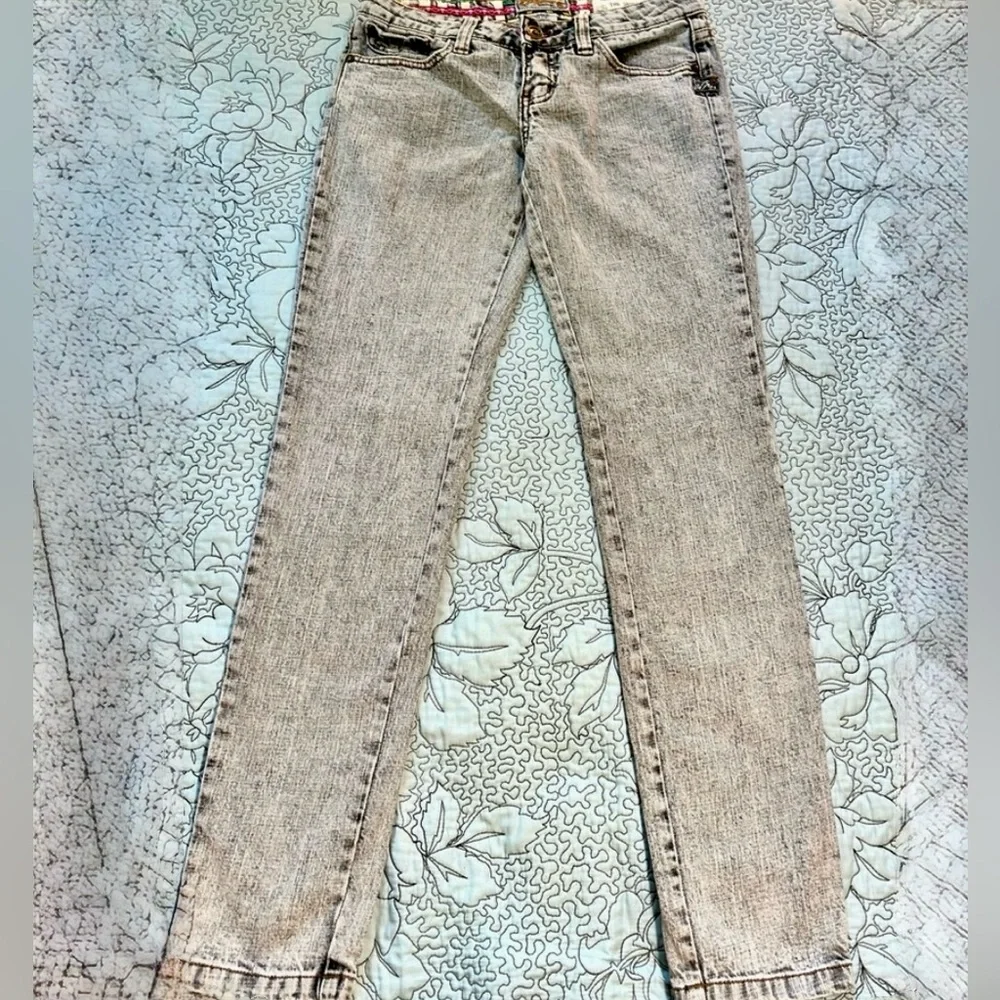 Billabong The Skinny Retro Mineral Wash Worn Denim Skinny Jeans Size 3